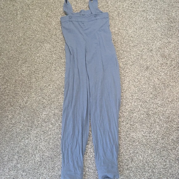Pact Alice Slub Dust Blue Jumpsuit - Picture 9 of 9